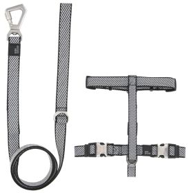 Pet Life 'Escapade' Outdoor Series 2-in-1 Convertible Dog Leash (Color: Grey, size: small)