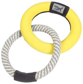 Pet Life 'Ring Toss' Dog Toy (Color: Yellow)