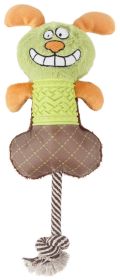 Pet Life 'All-in-Fun' Dog Toy (Color: Green)