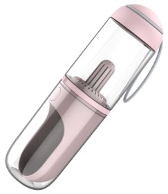 Pet Life 'PYURE' Handheld  Water Feeder (Color: Pink)