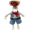 Pet Life 'Rodeo Bones' Cowboy Pet Dog Costume