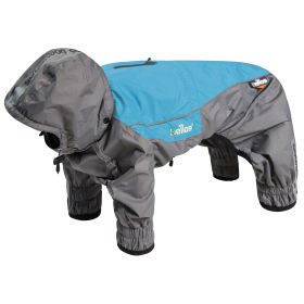 Dog Helios 'Arctic Blast' Full Bodied Winter Dog Coat (Color: Blue, size: small)