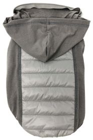 Pet Life 'Apex' Lightweight Dog Coat w/ Pop out Hood (Color: Grey, size: X-Small)