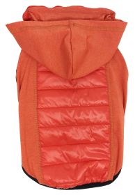 Pet Life 'Apex' Lightweight Dog Coat w/ Pop out Hood (Color: Red, size: small)