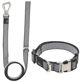 Pet Life 'Escapade'  Convertible Dog Leash and Collar (Color: Grey, size: small)