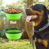 4Pcs Silicone Collapsible Dog Bowls