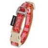 Touchdog Stitched Embroidered Collar and Leash