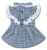 Touchdog 'I love Poochi'  Plaid Dog Dress