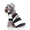 Pet Life Striped Retro Inmate Prisoner  Dog Costume