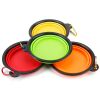 4Pcs Silicone Collapsible Dog Bowls