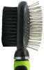 Pet Life Flex Series 2-in-1 Dual-Sided Pin and Bristle Brush