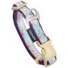 Touchdog  Stitched Embroidered Collar and Leash