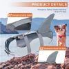 Dog Life Jacket Shark for Small Medium and Large Dogs