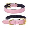 Genuine Leather Dog Collar; Wide Dog Collar