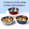 Dog Bowl For Food And Water, Stainless Steel