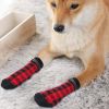 Chrismas Anti-Slip Dog Socks 4pcs