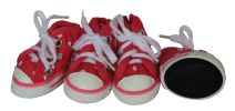 Extreme-Skater Canvas Pet Sneaker Shoes - Set Of 4