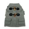 Military Static Collared Wool Pet Coat