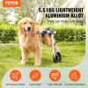 VEVOR 2 Wheels Dog Wheelchair for Back Legs