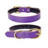 Genuine Leather Dog Collar; Wide Dog Collar