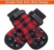 Chrismas Anti-Slip Dog Socks 4pcs