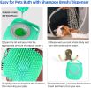 Dog Shampoo Massager Brush