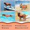 Dog Life Jacket; Reflective, Adjustable Life Preserver