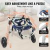 VEVOR 2 Wheels Dog Wheelchair for Back Legs