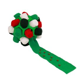 Pets Sniff Fried Balls, Toys, Bubble Rubber Balls (Option: White Red Green Christmas-1PCS)