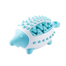 Phedgehog Shape Dog Toy, Leaking Food Toys For Small Large Dogs (Color: Blue)